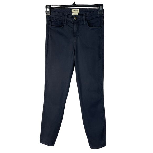 L’Agence SZ 26 Margot Skinny Jeans High-Rise Stretch Pockets Zip Stingray Gray - Picture 1 of 10
